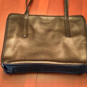 Vintage Tignanello Pebbled Leather Tote / Bag